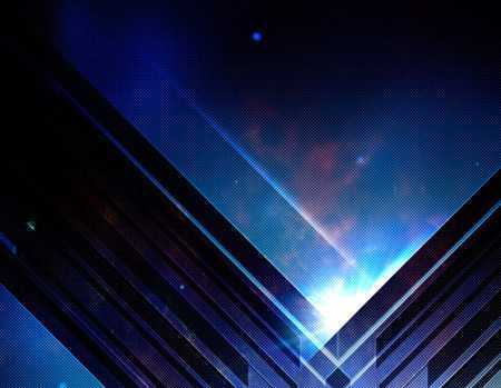 ‘结合PS和AI制图软件设计制作超炫的抽象光线海报实例教程‘