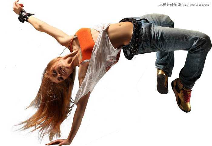 ‘使用Photoshop合成翩翩起舞的绚丽人像图文教程‘