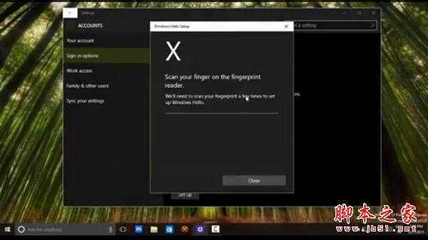 Windows 10指纹识别功能演示：好人性