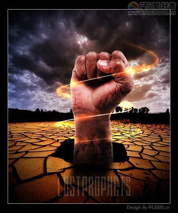 ‘PhotoShop合成制作出地球环保海报的教程‘