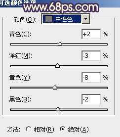 ‘Photoshop调出外景人物图片淡雅的黄褐色‘
