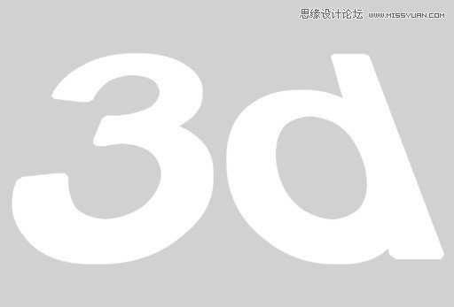 ‘Photoshop使用图层样式和3D滤镜制作有机玻璃立体文字‘