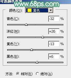 ‘Photoshop为小路边的美女调制出甜美清爽的青红色‘