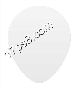 ps教程 logo 水滴形状