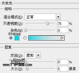‘photoshop制作蓝色高光卡通笑脸图标‘