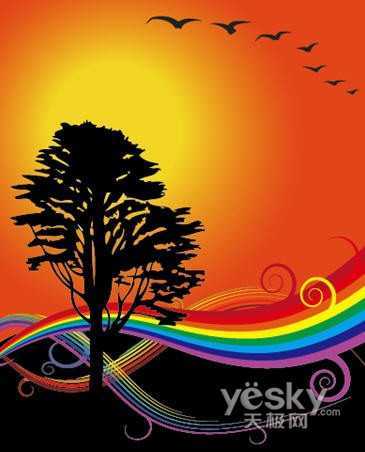 Illustrator巧绘矢量螺旋形状_脚本之家jb51.net整理