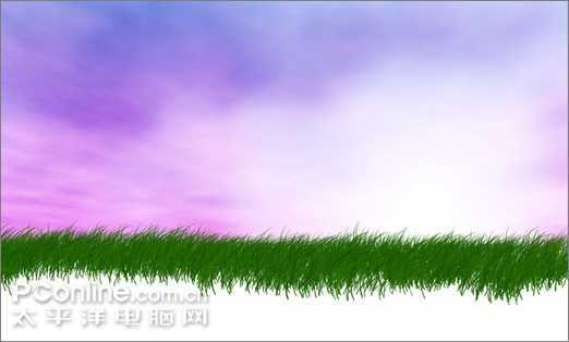 photoshop绘制缠绕着报春花和藤蔓的旧篱笆