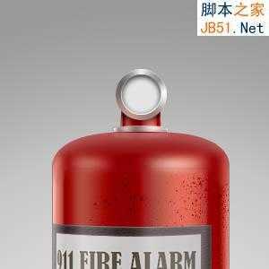 ‘Photoshop鼠绘制作非常逼真的灭火器‘