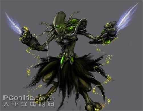 photoshop打造圣殿武士插画