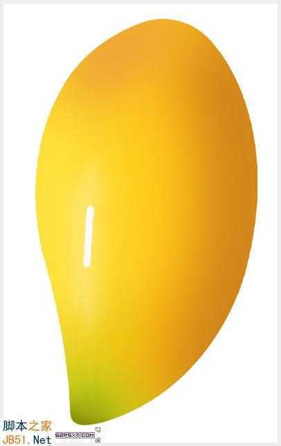 ‘Photoshop鼠绘逼真的可口金色芒果教程‘