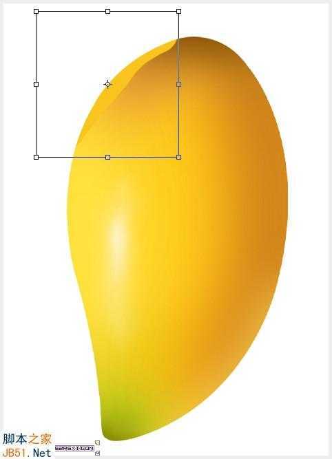 ‘Photoshop鼠绘逼真的可口金色芒果教程‘