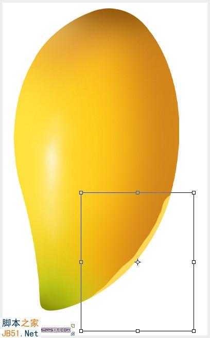 ‘Photoshop鼠绘逼真的可口金色芒果教程‘
