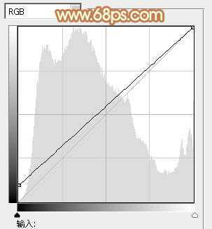 ‘Photoshop为树林美女图片增加朦胧唯美的小清新淡黄色‘