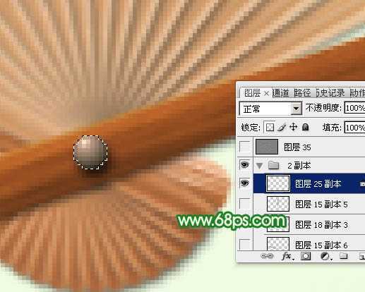 ‘Photoshop设计制作夏日清凉的水墨油纸扇‘