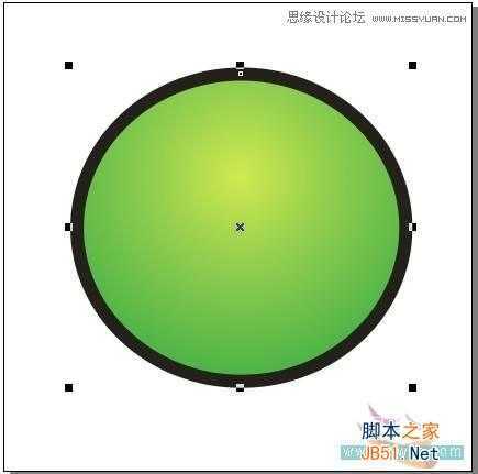 CoreDRAW绘制大眼晴笑容的卡通表情