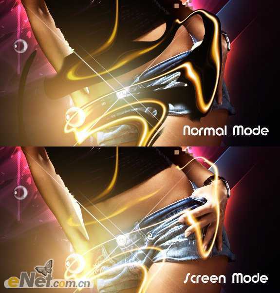 ‘Photoshop为美女添加绚丽的潮流光束海报效果‘