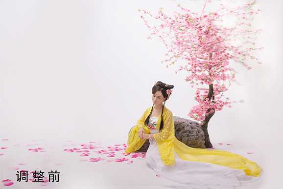 ‘PS利用滤镜及图层叠加制作出古典仿工笔人物图片‘