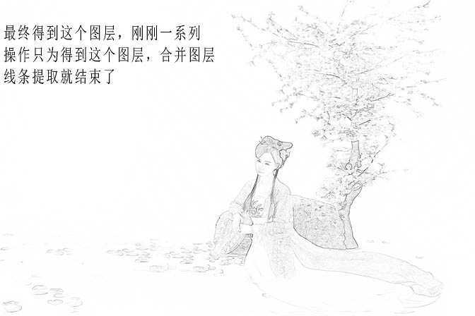 ‘PS利用滤镜及图层叠加制作出古典仿工笔人物图片‘