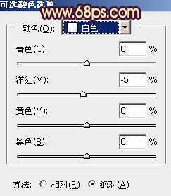 ‘Photoshop将绿色外景人物图片调成柔和的橙黄色‘