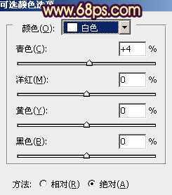 ‘Photoshop将绿色外景人物图片调成柔和的橙黄色‘