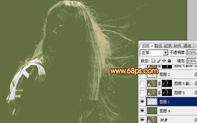 ‘photoshop利用抽出及通道工具完美的抠出头发散乱的外景人物‘