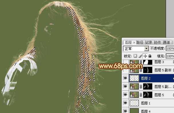 ‘photoshop利用抽出及通道工具完美的抠出头发散乱的外景人物‘