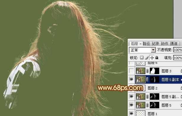 ‘photoshop利用抽出及通道工具完美的抠出头发散乱的外景人物‘