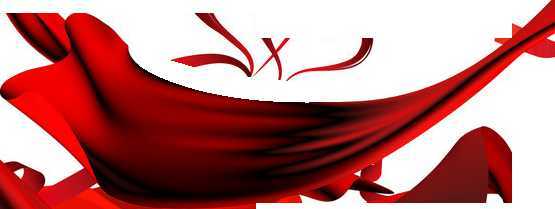 ‘Photoshop教你制作喜庆大红色中秋飘带字‘