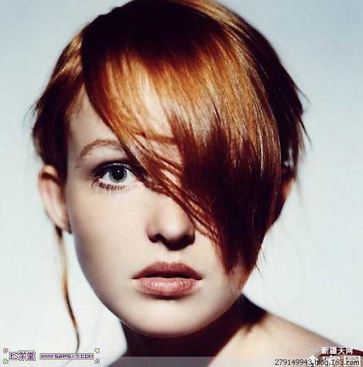 ‘Photoshop为多斑的人物图片快速美肤的磨皮教程‘