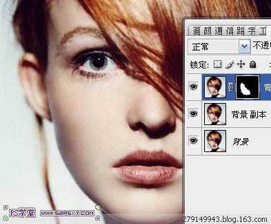 ‘Photoshop为多斑的人物图片快速美肤的磨皮教程‘