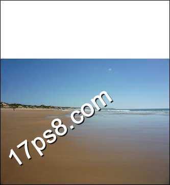 ‘photoshop简单合成漂亮的海边日出场景效果‘