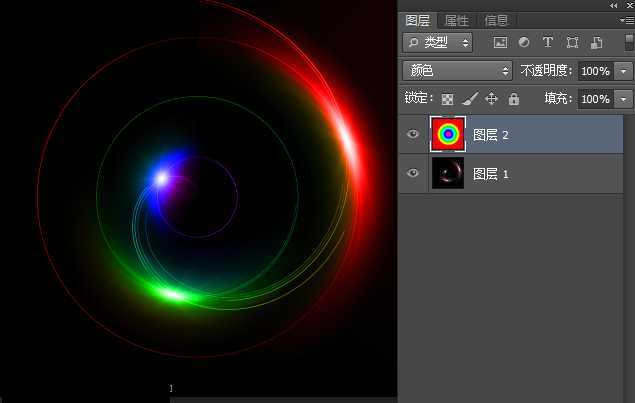 ‘Photoshop绘制绚丽的圆形螺旋光线效果‘