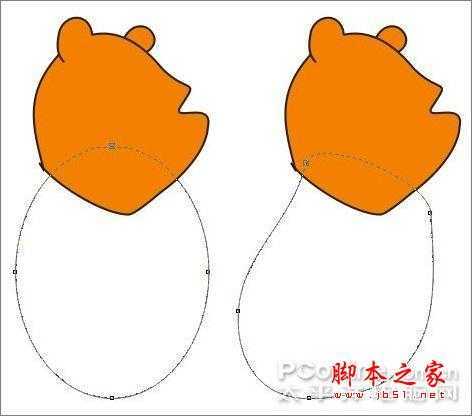 Coreldraw绘制可爱的小熊维尼教程