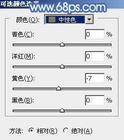 ‘Photoshop为树边的女孩增加流行的淡调青蓝色‘