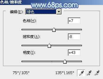 ‘Photoshop为树边的女孩增加流行的淡调青蓝色‘