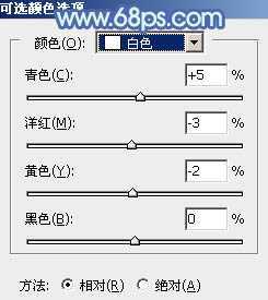 ‘Photoshop为树边的女孩增加流行的淡调青蓝色‘