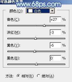 ‘Photoshop为树边的女孩增加流行的淡调青蓝色‘