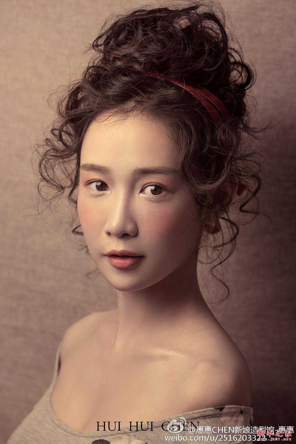 田园风格创意新娘造型 脚本之家