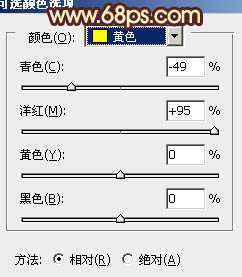 ‘Photoshop将外景婚片调成淡淡的黄绿蜜糖色‘