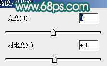 ‘Photoshop将外景人物图片调成斑斓的橙红色‘