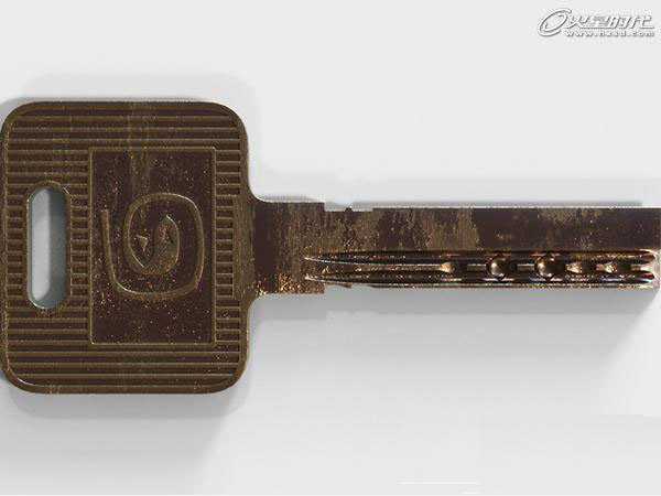 3DSMAX制作锈蚀金属钥匙 脚本之家 3DSMAX渲染教程