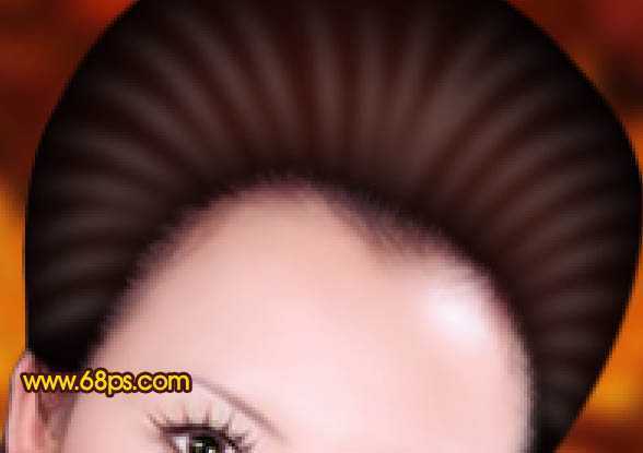 ‘Photoshop将中年妇女转为轻柔的古典手绘效果‘