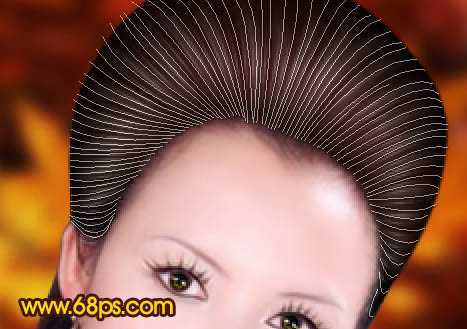 ‘Photoshop将中年妇女转为轻柔的古典手绘效果‘