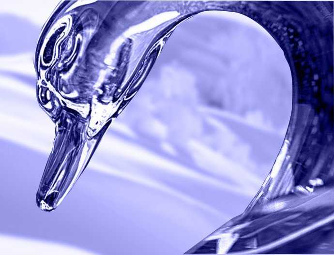 ‘photoshop通过计算选区抠出透明玻璃冰雕换背景教程‘