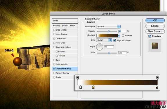 ‘Photoshop打造经典的动感音乐立体字‘