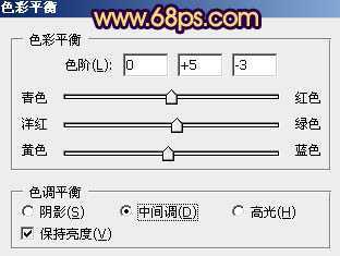 ‘Photosho将街道人物图片打造出甜美紫褐色‘