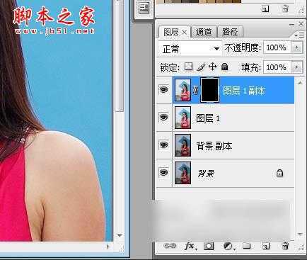 ‘Photoshop将偏暗的美女图片调出亮丽清新效果‘