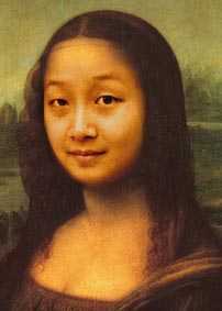 ‘PS换脸教程：如何用PS给蒙娜丽莎换脸‘