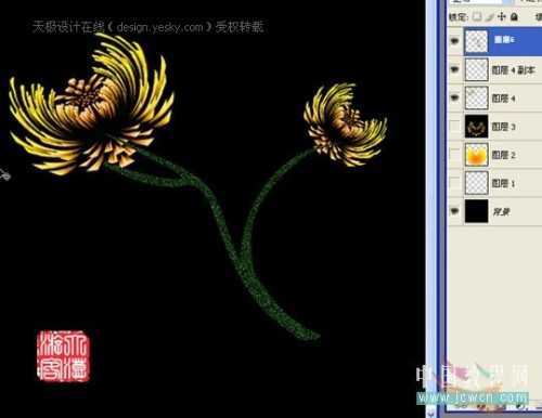用Photoshop滤镜巧妙绘制艳丽菊花_脚本之家jb51.net转载