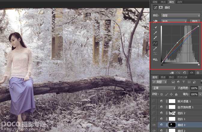 ‘Photoshop为单一的冷色图片调制出温暖的阳光色‘